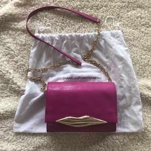 Diane Von Furstenberg Lips Mini Crossbody